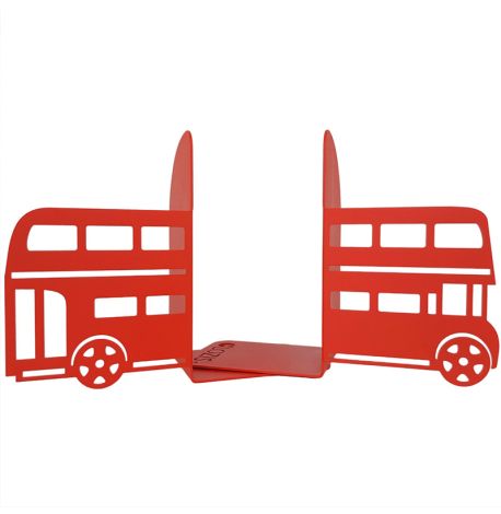 Упоры для книг Glozis Bus (красные)