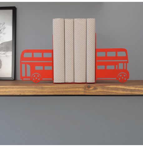Упоры для книг Glozis Bus (красные)