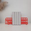 Упоры для книг Glozis Bus (красные)