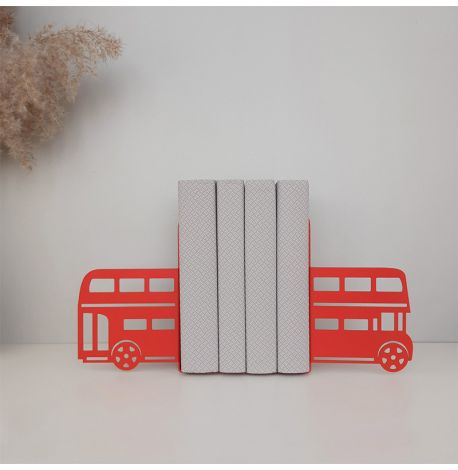 Упоры для книг Glozis Bus (красные)