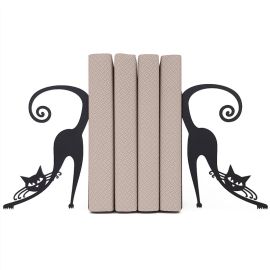 Упоры для книг Glozis Cats (черные)