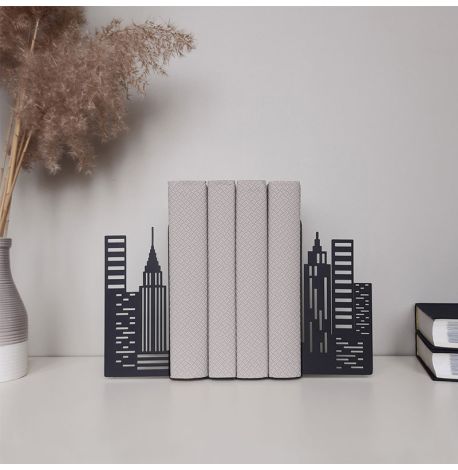 Держатели для книг Glozis City (черные)