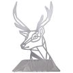 Металевий упор для книг Glozis Deer (сірий)