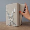Металевий упор для книг Glozis Deer (сірий)