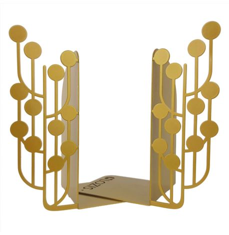 Упоры для книг Glozis Dots Bronze (бронзовые)