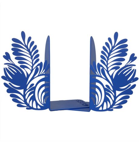 Упоры для книг Glozis Folk Pattern (синие)