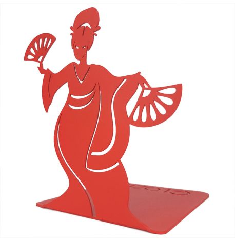 Упор для книг Glozis Geisha (красный)