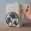Упор для книг Glozis Ginkgo Black (черный)