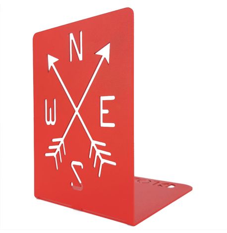 Упоры для книг Glozis Indian (красные)