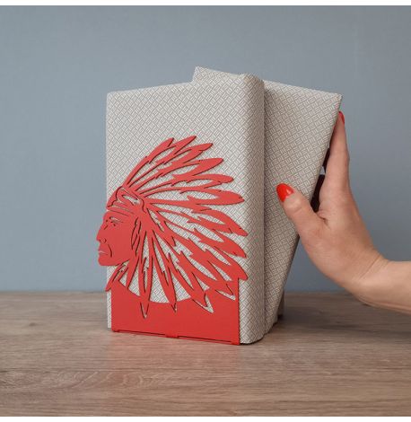 Упоры для книг Glozis Indian (красные)