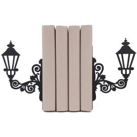 Упоры для книг Glozis Lamppost (черные)