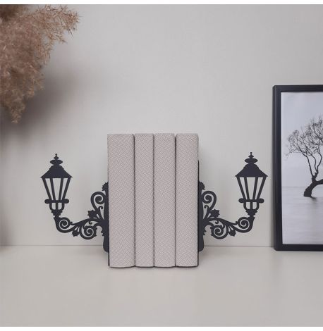 Упоры для книг Glozis Lamppost (черные)