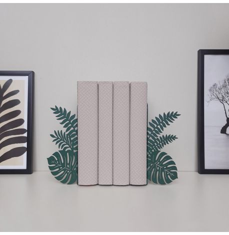 Упоры для книг Glozis Monstera (зеленые)