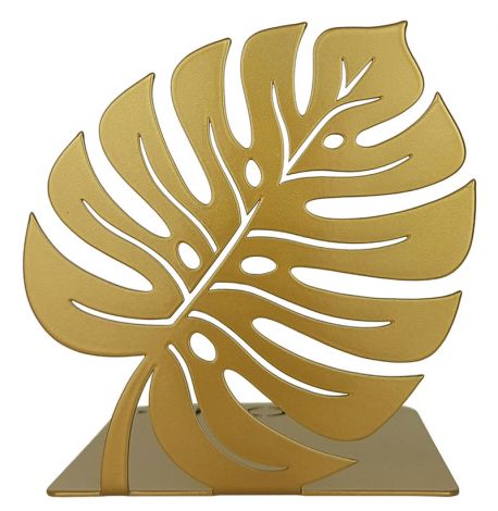 Упор для книг Glozis Monstera Leaf Bronze (бронза)