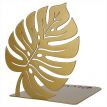 Упор для книг Glozis Monstera Leaf Bronze (бронза)