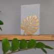 Упор для книг Glozis Monstera Leaf Bronze (бронза)