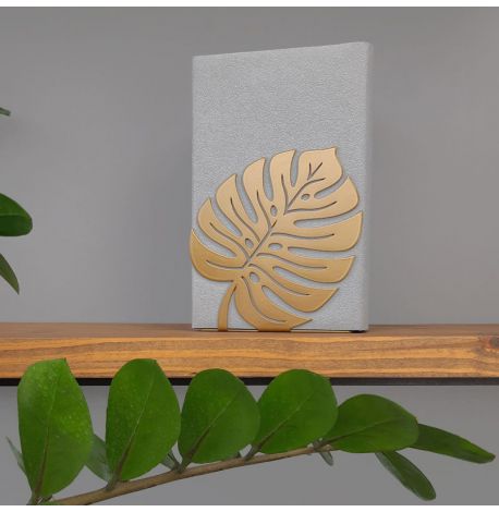 Упор для книг Glozis Monstera Leaf Bronze (бронза)