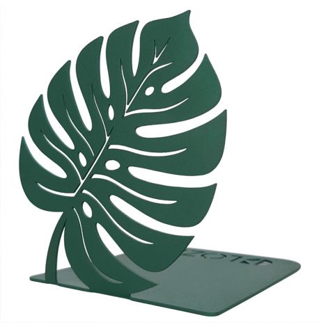 Упор для книг Glozis Monstera Leaf Green (зелений)