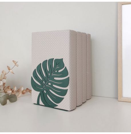 Упор для книг Glozis Monstera Leaf Green (зелений)