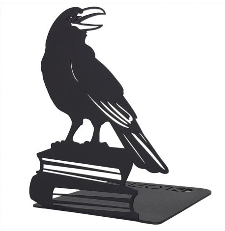 Упор для книг Glozis Raven (чорний)