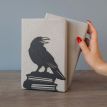 Упор для книг Glozis Raven (чорний)