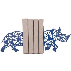 Упори для книг Glozis Rhino (синій)