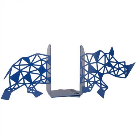 Упоры для книг Glozis Rhino (синий)