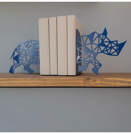 Упоры для книг Glozis Rhino (синий)