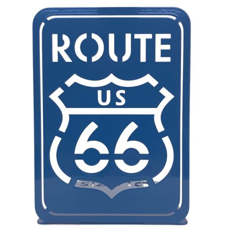 Упор для книг Glozis Route 66 (синий)