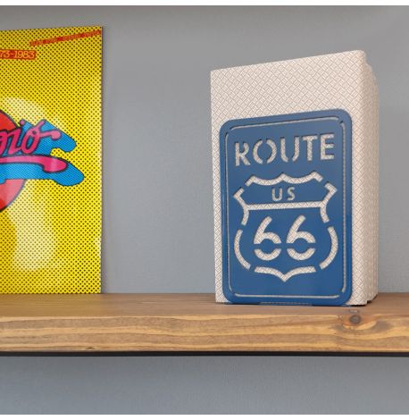 Упор для книг Glozis Route 66 (синий)