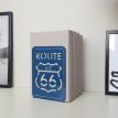 Упор для книг Glozis Route 66 (синий)