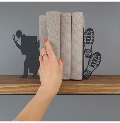 Упоры для книг Glozis Sherlock (черные)