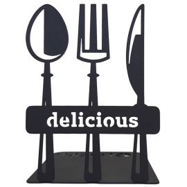 Упор для книг Glozis Spoon Fork (черный)