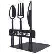 Упор для книг Glozis Spoon Fork (черный)
