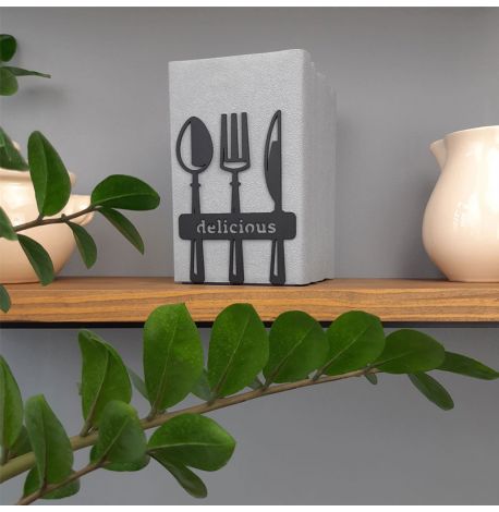 Упор для книг Glozis Spoon Fork (черный)