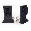 Гіпсові тримачі для книг «Вуха» (чорні)