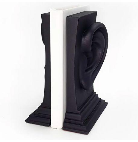 Гіпсові тримачі для книг «Вуха» (чорні)