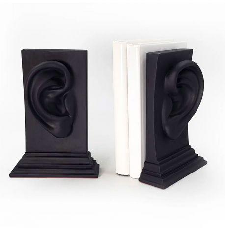 Гіпсові тримачі для книг «Вуха» (чорні)
