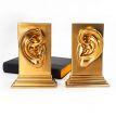 Гіпсові тримачі для книг «Вуха» (золотисті)