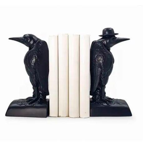 Гипсовые держатели для книг «Вороны джентльмены»