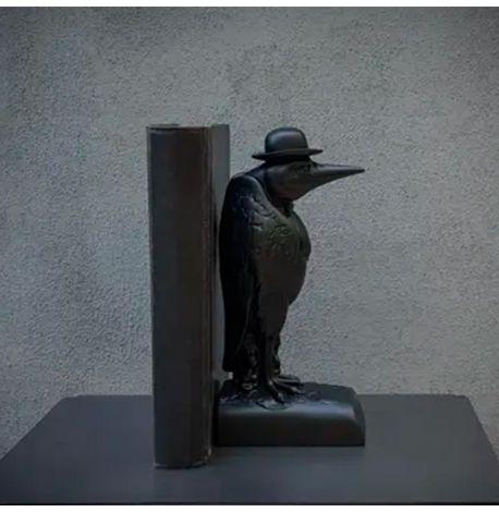 Гипсовые держатели для книг «Вороны джентльмены»