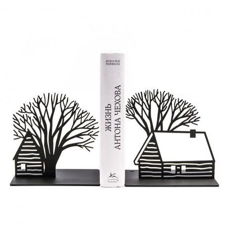 Держатели для книг «Зимний домик»