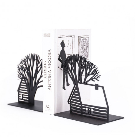 Держатели для книг «Зимний домик»