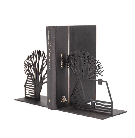 Держатели для книг «Зимний домик»