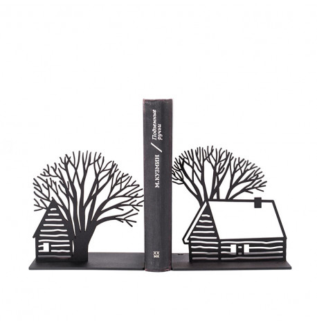 Держатели для книг «Зимний домик»