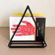 Подставка для книг и журналов Triangle (черный)
