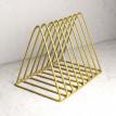 Подставка для книг и журналов Triangle (золотистый)