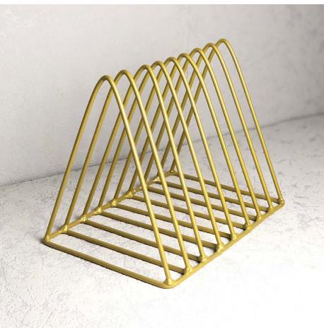 Подставка для книг и журналов Triangle (золотистый)