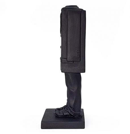 Гіпсовий тримач для книг «Шафа кубіста» (чорний)