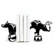 Держатели для книг «Цирковые слоны» (черные)